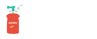 Illustration of Sunday Lawn Aid bottle prep