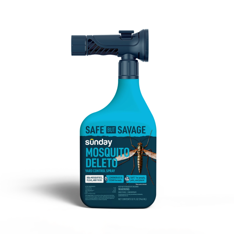 Sunday Mosquito Deleto pest control yard spray