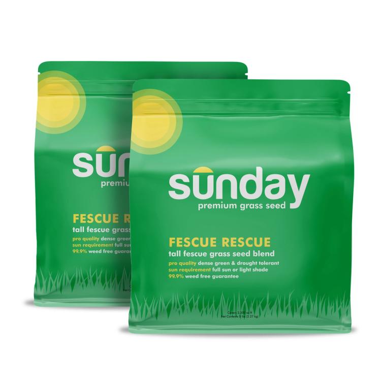 2 bags of fescue grass seed