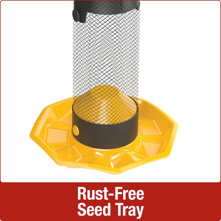 Funnel Flip-Top Mesh Finch Feeder