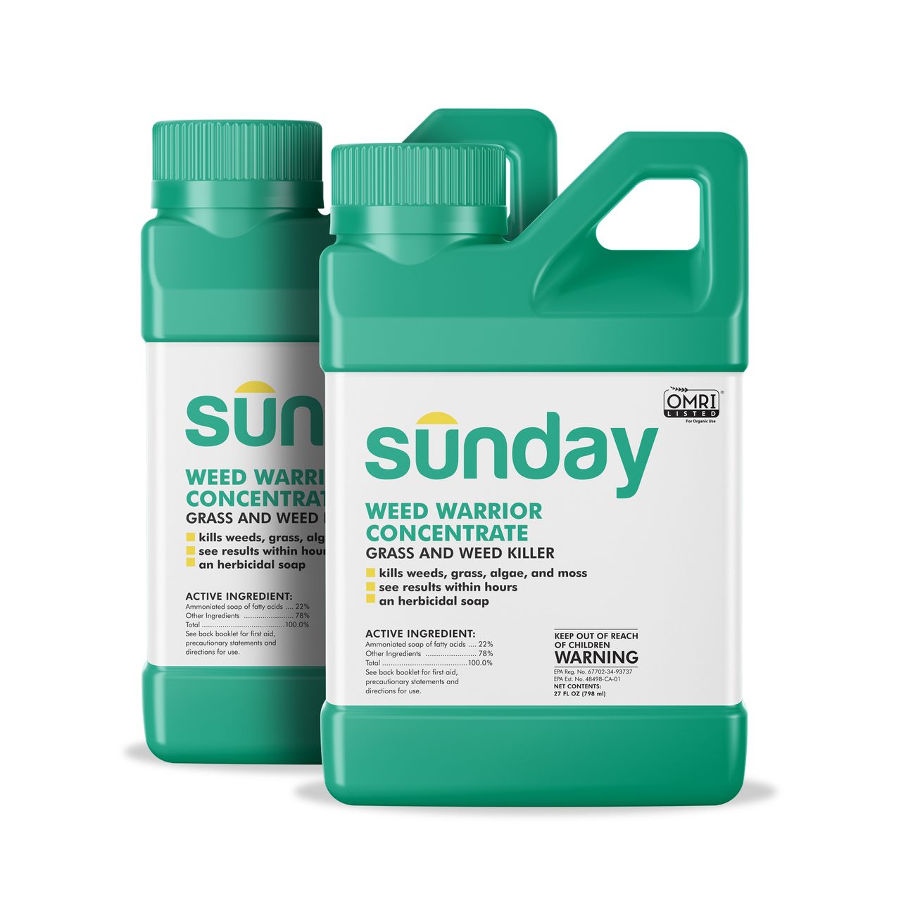 Weed Warrior Herbicide Concentrate Starter (2pack) Sunday Lawn Care