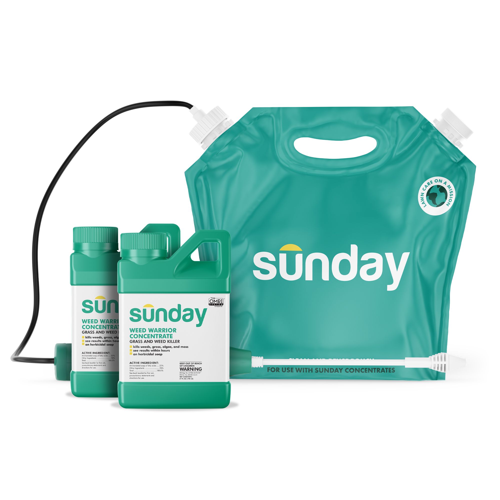 Weed Warrior Herbicide Concentrate Starter (2pack) Sunday Lawn Care