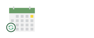 Illustration of a calendar for repeating fertilizer application