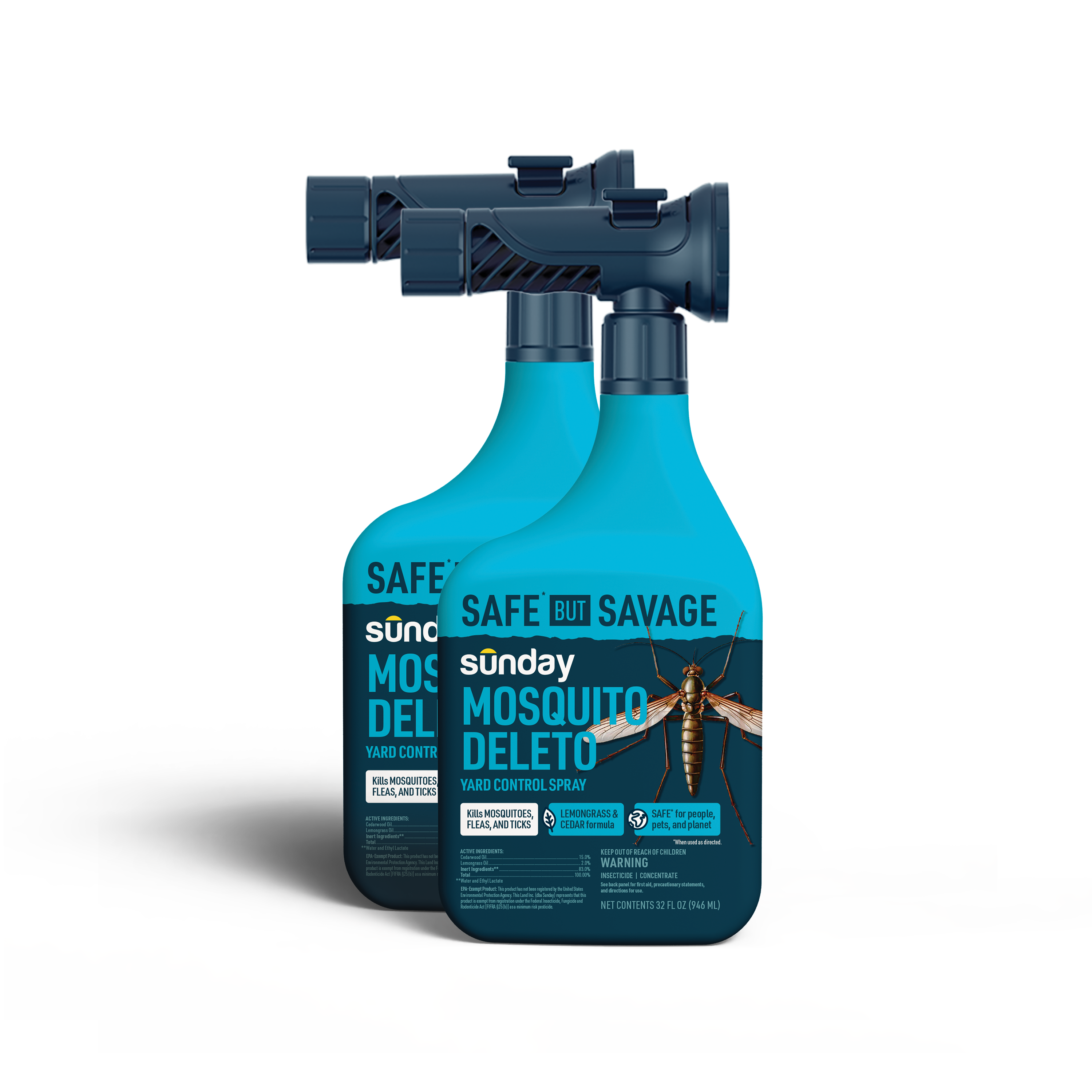 Sunday Mosquito Deleto pest control yard spray