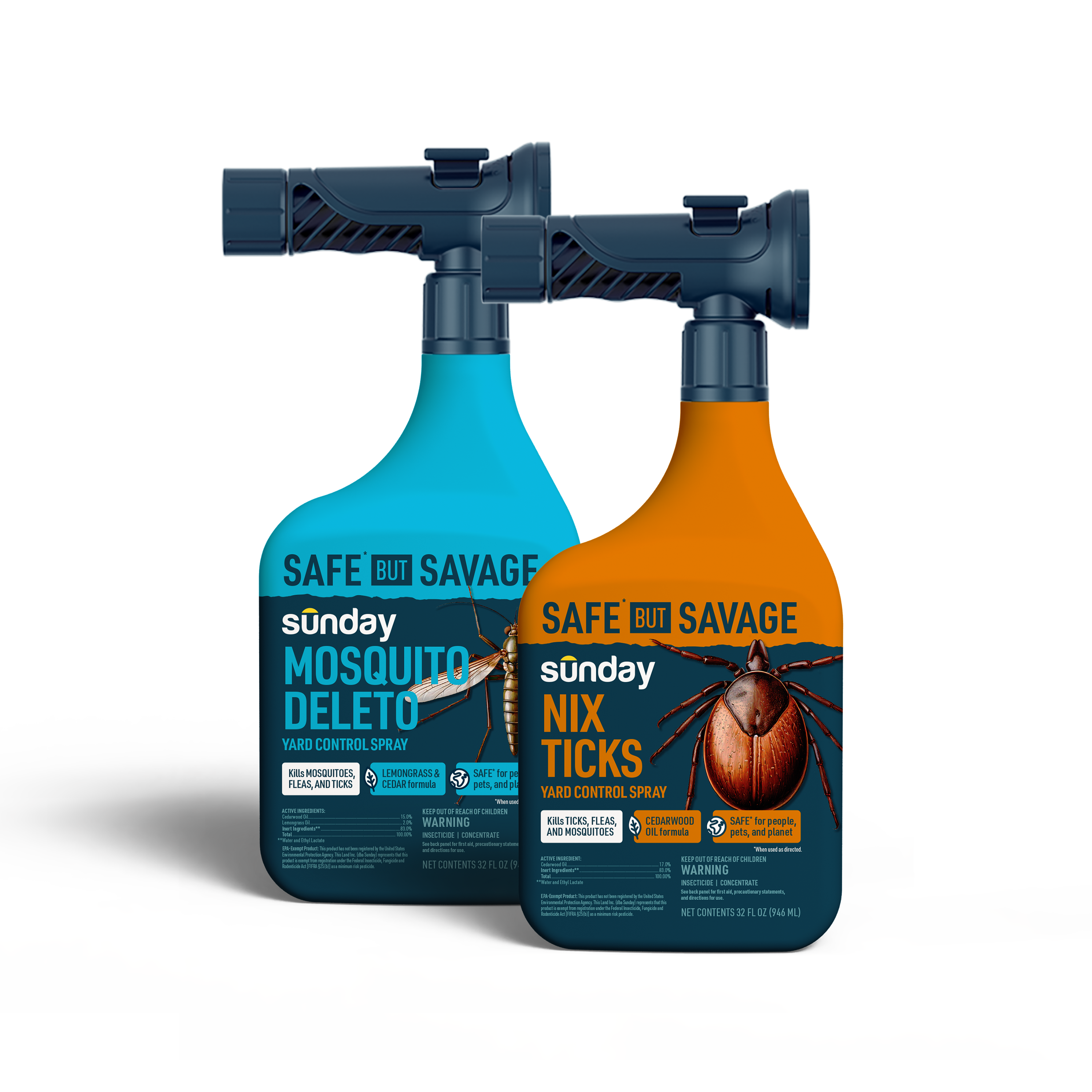 Mosquito Deleto & Nix Ticks Herbicide Mixed Pack