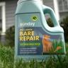 Sunday Pet Lawn Bare Repair on green lawn