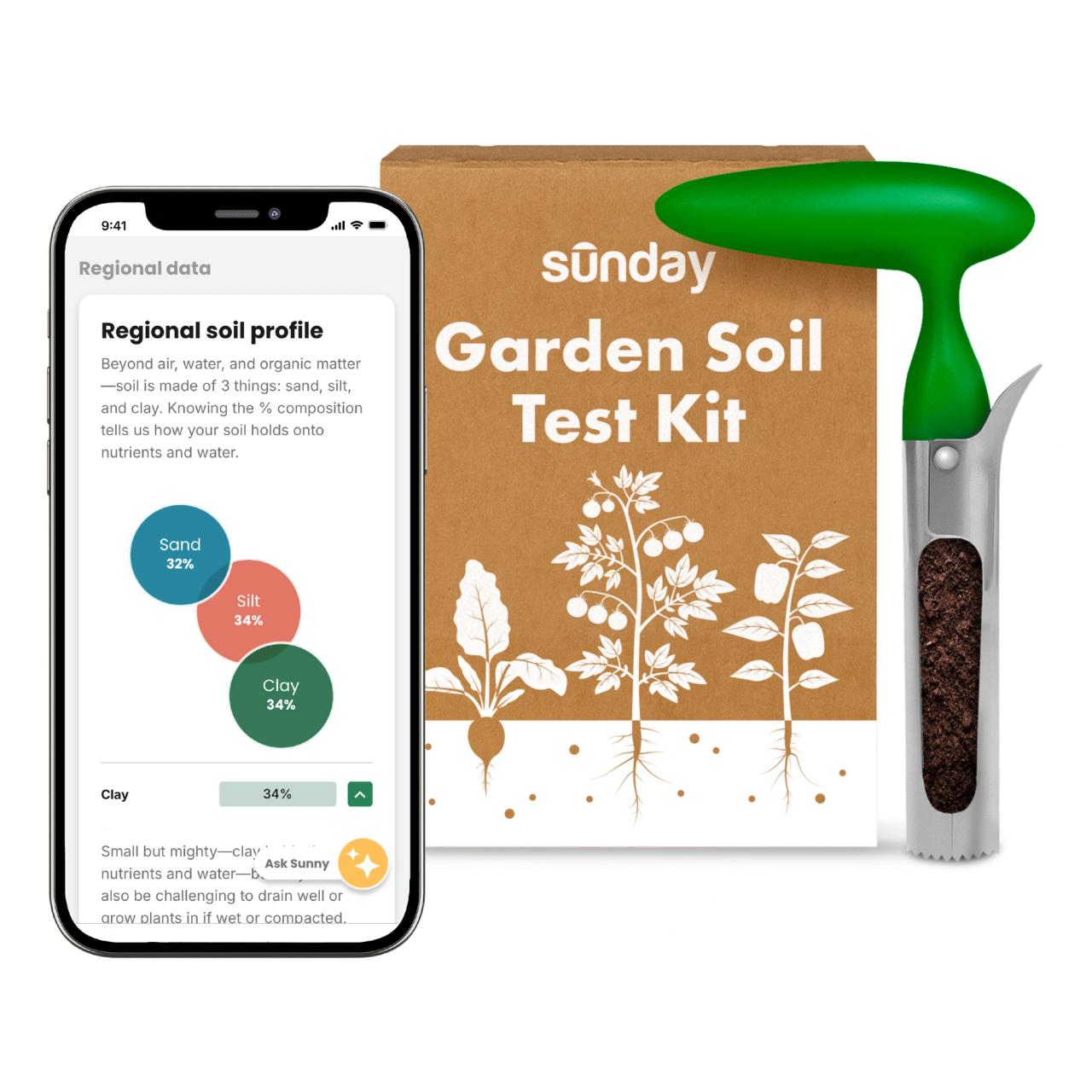 Sunday Garden Soil Test Kit & Analysis | Sunday Lawn Care