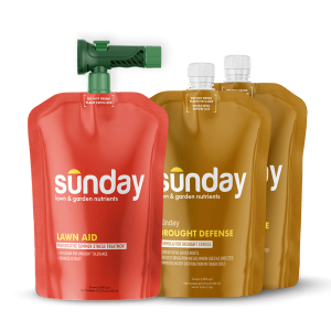 Summer Heat & Drought Defense Kit includes: Lawn Aid Heat Stress Prevention Treatment, Drought Defense, and NEW Replacement Sprayer