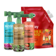 Complete Vegetable Fertilizer Kit includes: Veggie & Tomato Organic Garden Fertilizer, Sunday Organics Soil Booster, Sunday Organics Veggie & Tomato, WonderFert All-Purpose, and Hose End Garden Sprayer (Rigid)