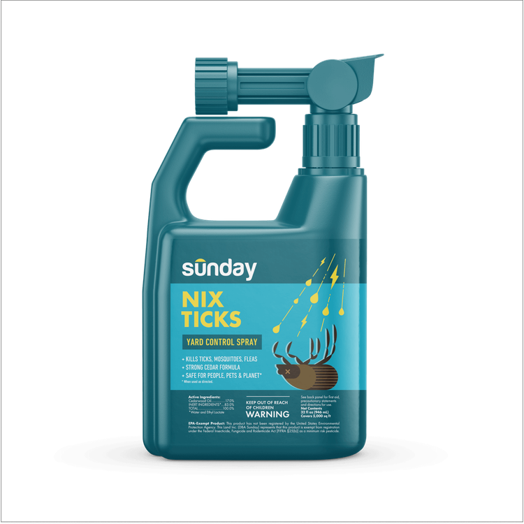 Sunday Nix Ticks flea and tick control yard spray