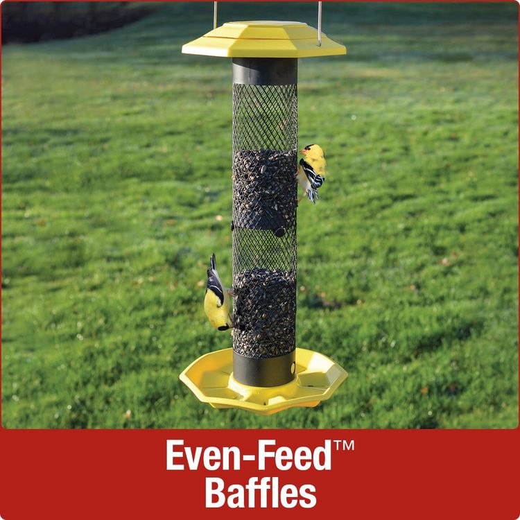 Funnel Flip-Top Mesh Finch Feeder