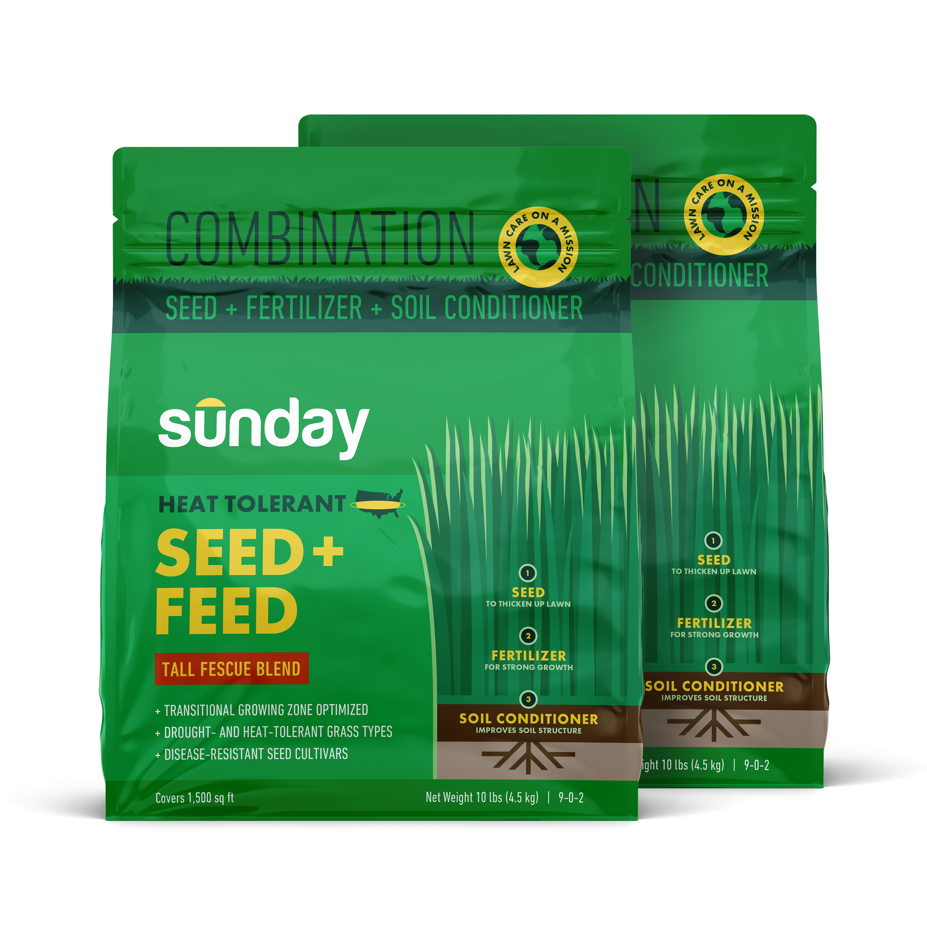 2 10lb bags of Heat Tolerant Seed + Feed