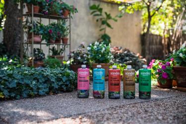 Sunday liquid garden fertilizer selects in beautifully landscaped garden