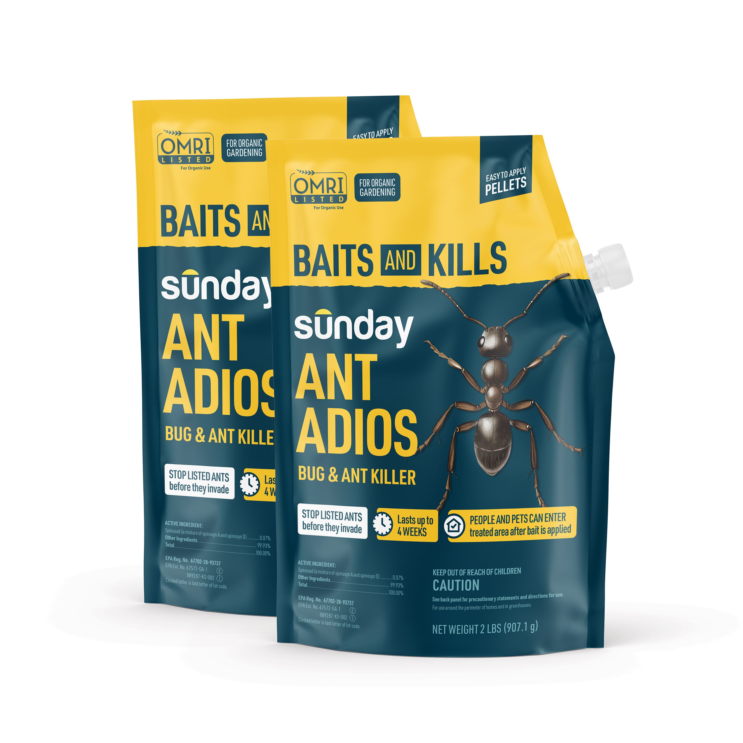 Sunday Ant Adios pest control granules