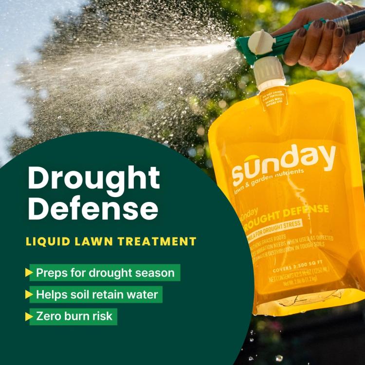 Drought Defense liquid lawn fertilizer informational image