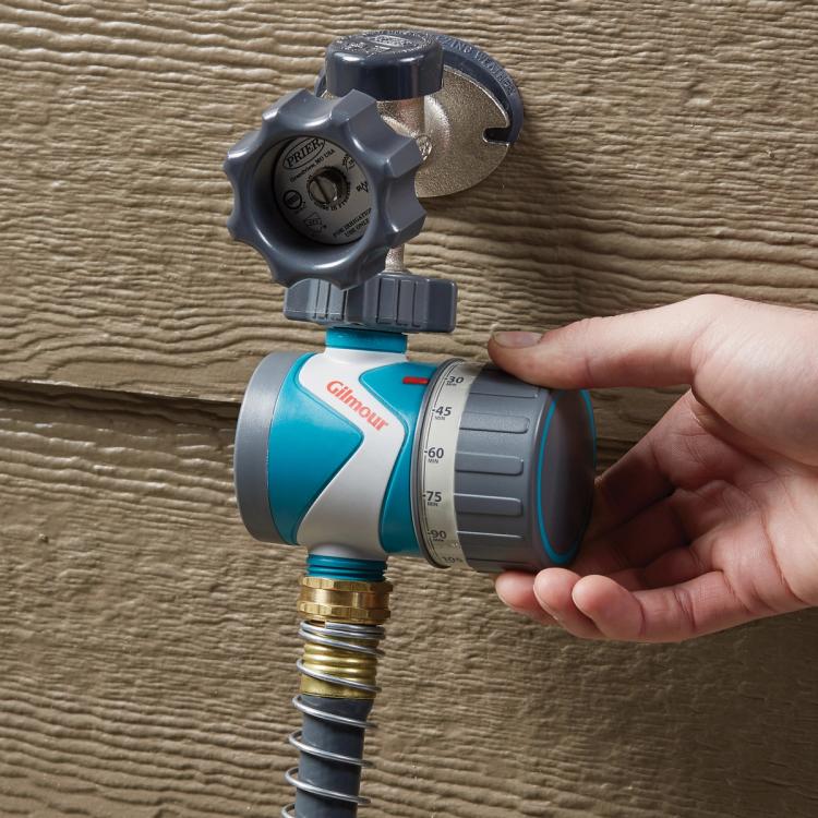 Gilmour Mechanical Single Outlet Watering Timer Use