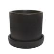 5" Black Hyde Planter
