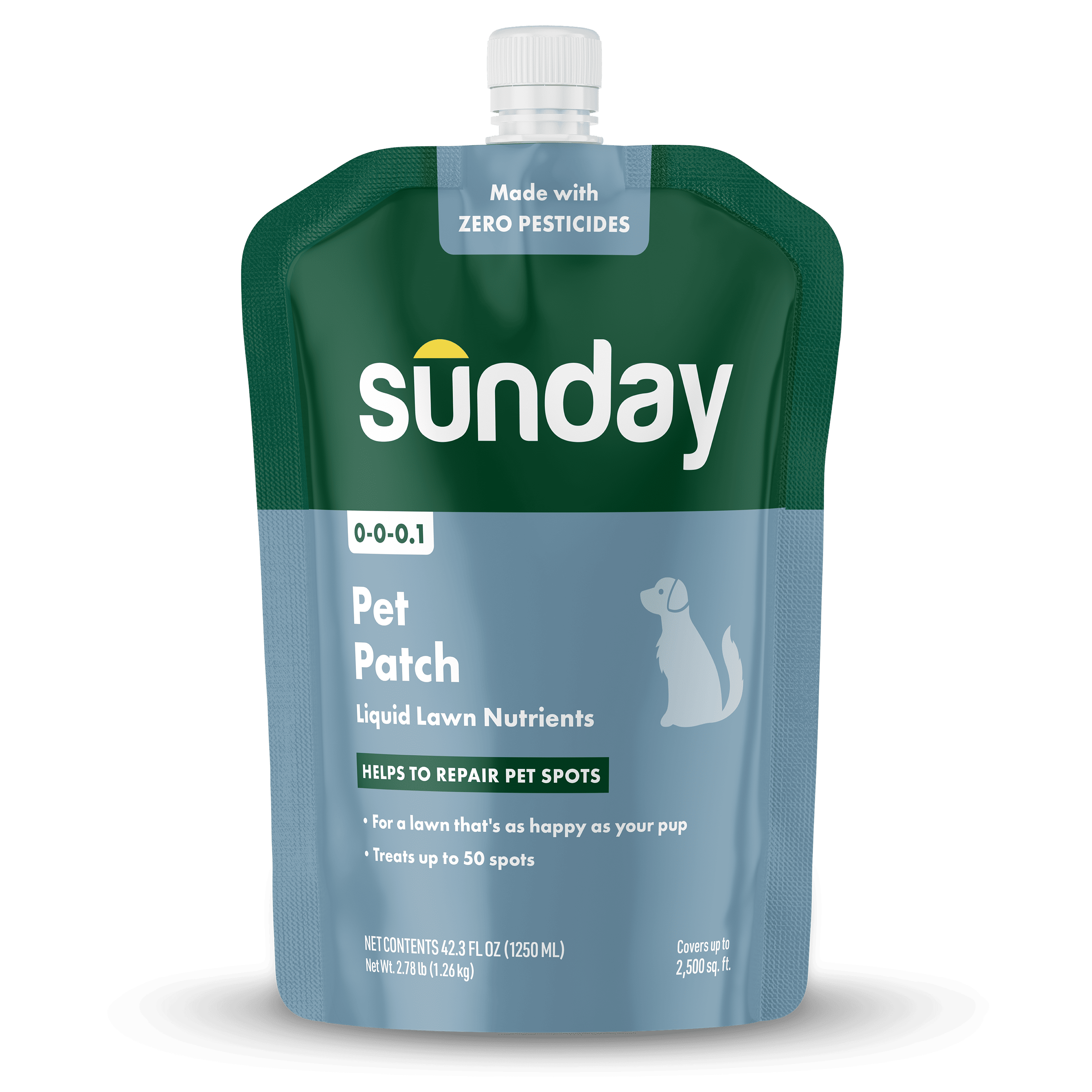 Sunday Pet Patch, lawn repair for pet spots
