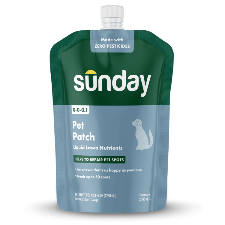 Sunday Pet Patch, lawn repair for pet spots