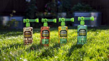WonderFert liquid fertilizers and Soil Boost products in garden