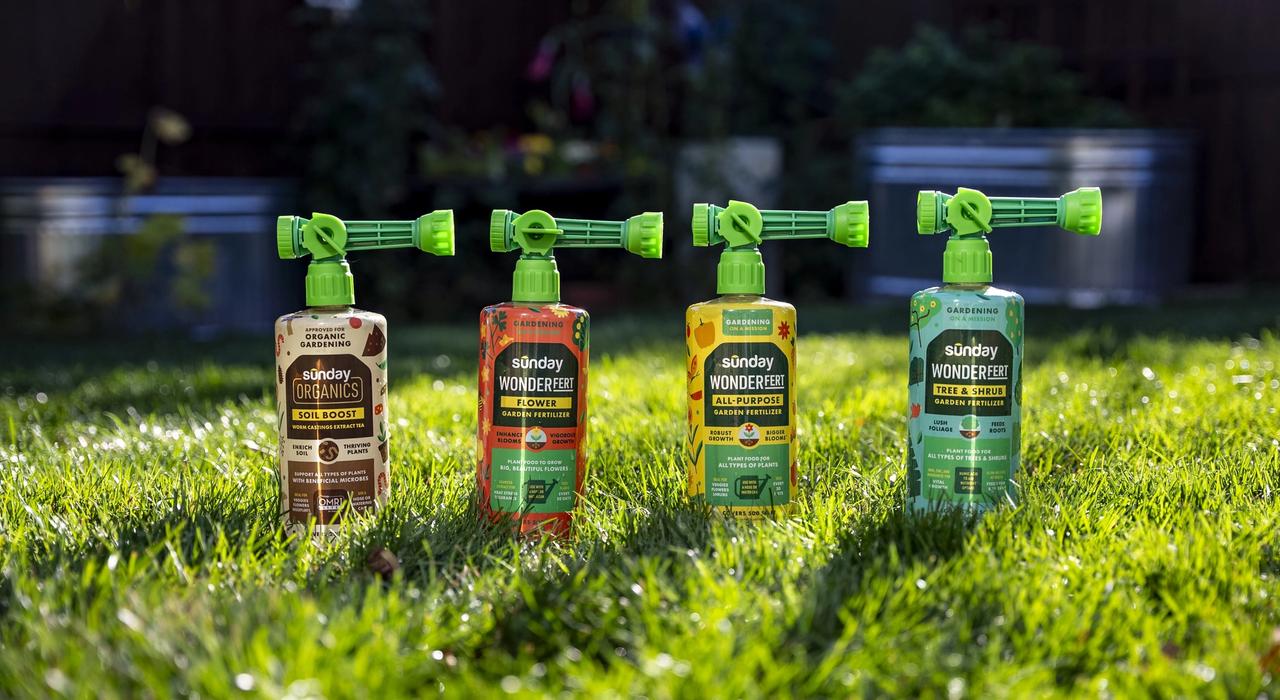 Sunday liquid garden fertilizers and nutrients