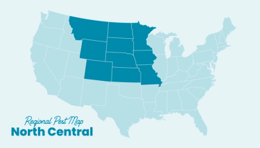 US pest region map North Central