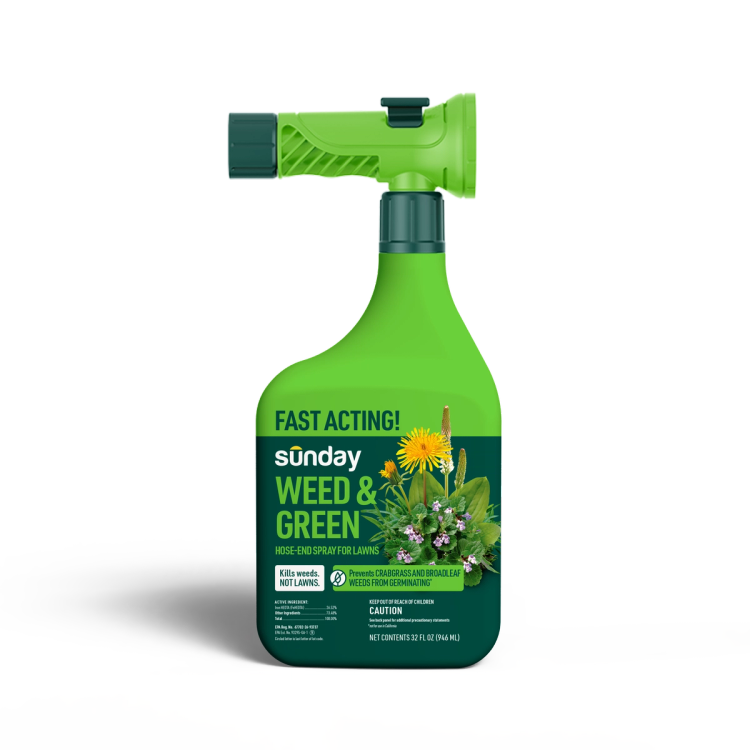 Weed & Green Hose-End Spray for Lawns | Sunday Lawn Care