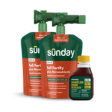 Fall to Winter Ready Lawn Kit includes: Dandelion Doom Herbicide Concentrate Refill, Sunday Herbicide Pouch, Motorized Wand Sprayer, Fall Fortify Plus Micronutrients, and NEW Replacement Sprayer