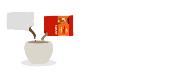 Illustration of organic nutrients added to container