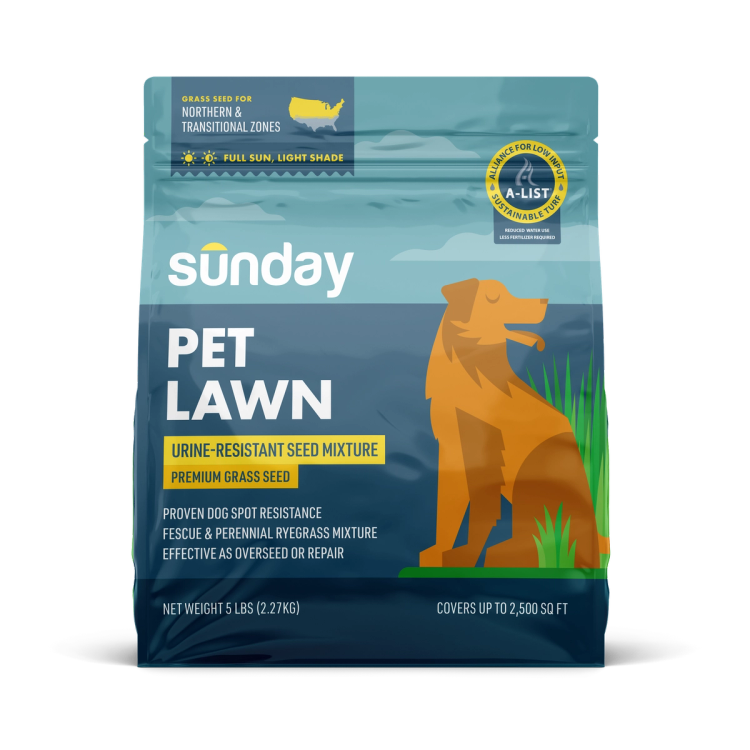 Dog-Resistant Grass Seed Pet Lawn