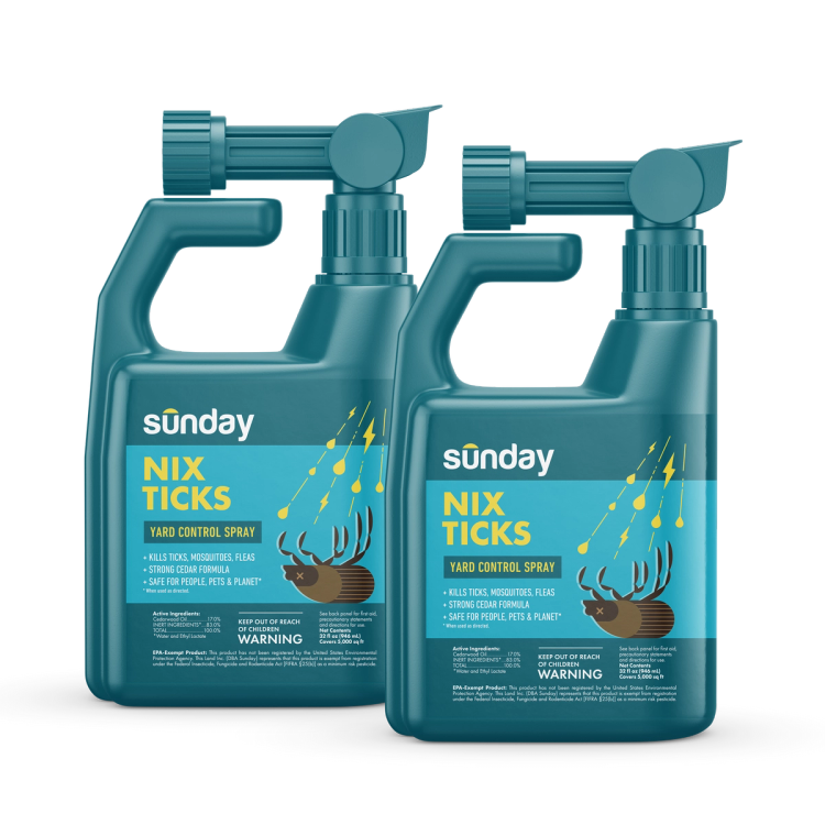 Sunday Nix Ticks tick and flea control yard spray