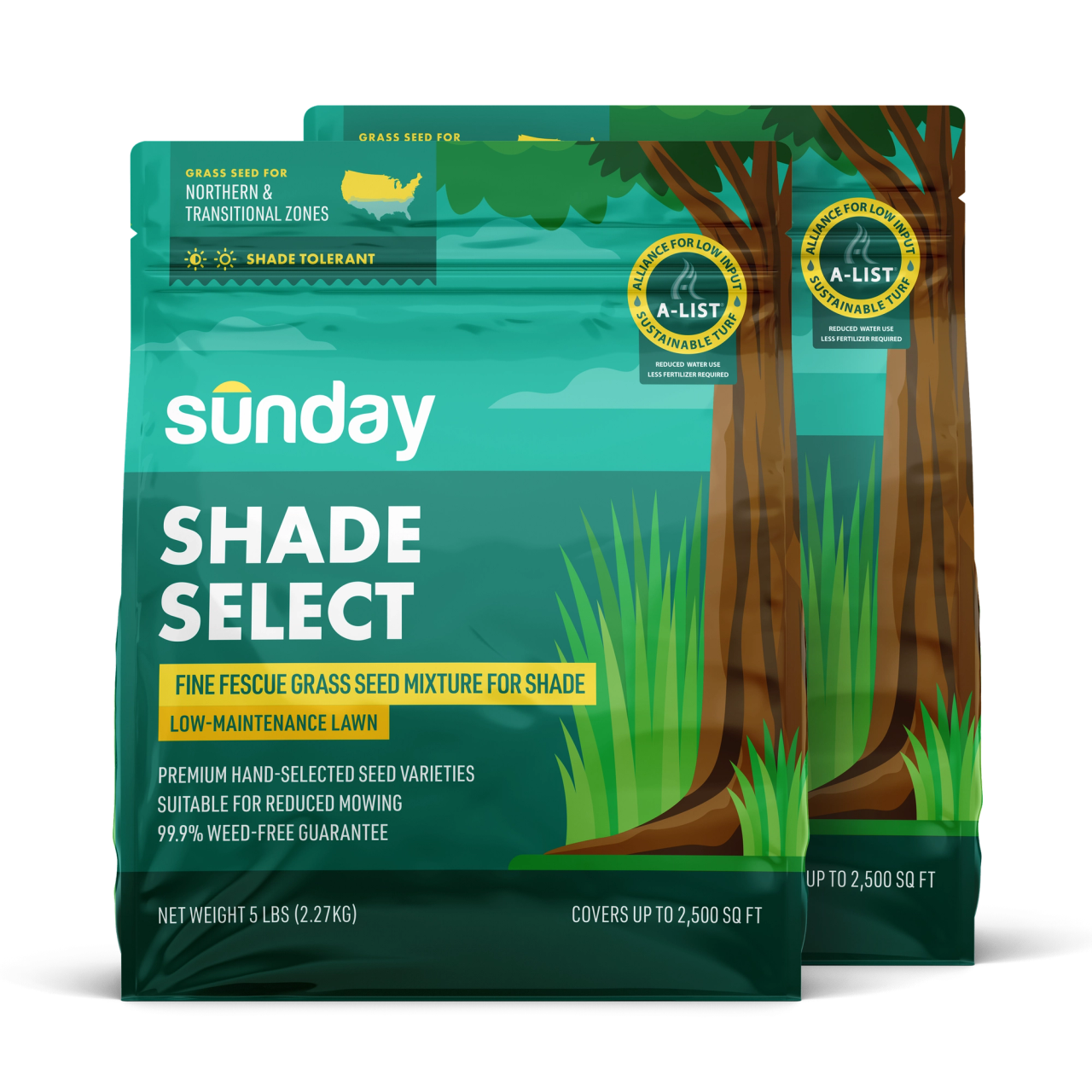 Shade Select Grass Seed (2-pack) | Sunday Lawn Care