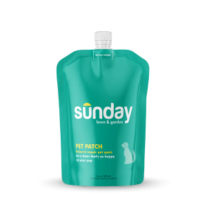 Sunday Pet Patch, lawn repair for pet spots