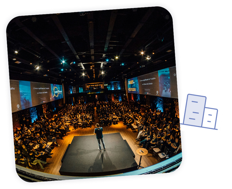 Corporate event with Booth.Events.