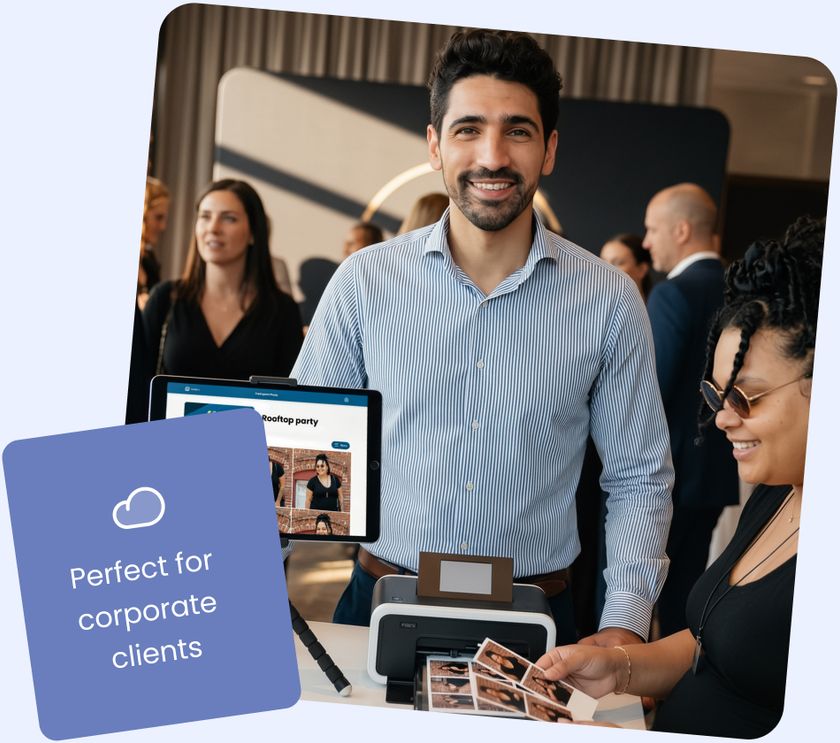 Corporate clients love Booth.Events and Cloud Storage makes it easy to manage them.