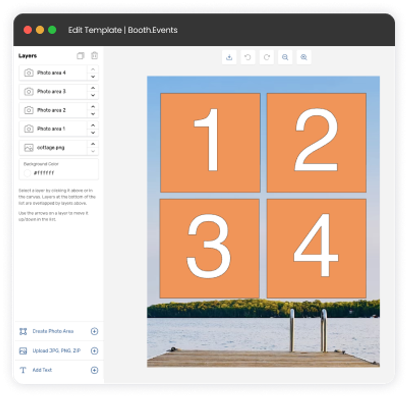 Edit your custom templates in the browser with Booth.Events.