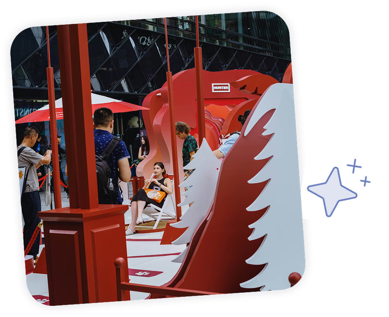 Brand activation with Booth.Events.