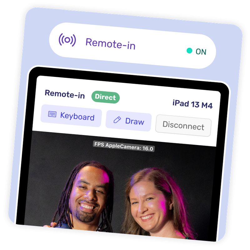 Showcase of Booth.Event's Remote-in feature that allows photo booth operators to access their booths remotely and make changes to a variety of settings.