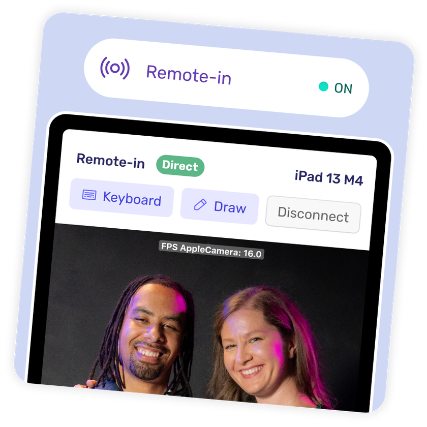 Showcase of Booth.Event's Remote-in feature that allows photo booth operators to access their booths remotely and make changes to a variety of settings.