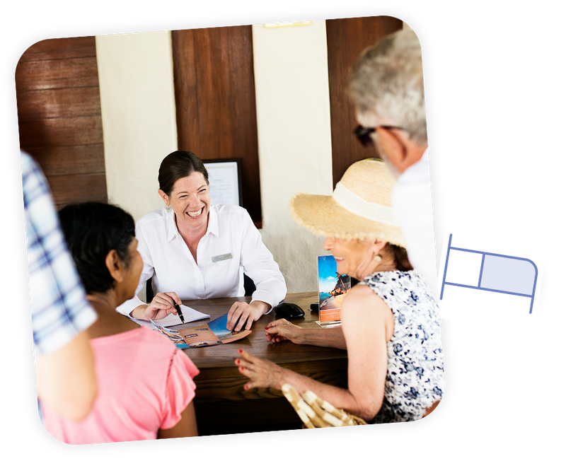 Hotels, resorts, and cruise ships can run photo booths with Booth.Events.