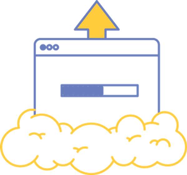 An illustration showing how easy it is to upload templates straight from a PDF with Booth.Events
