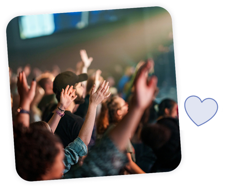 Places of worship, churches, synagogues, temples, can run photo booths with Booth.Events.