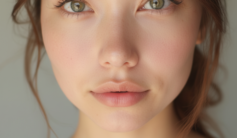 With Booth.Events the blemishes are hidden, but the results still look like the original model.