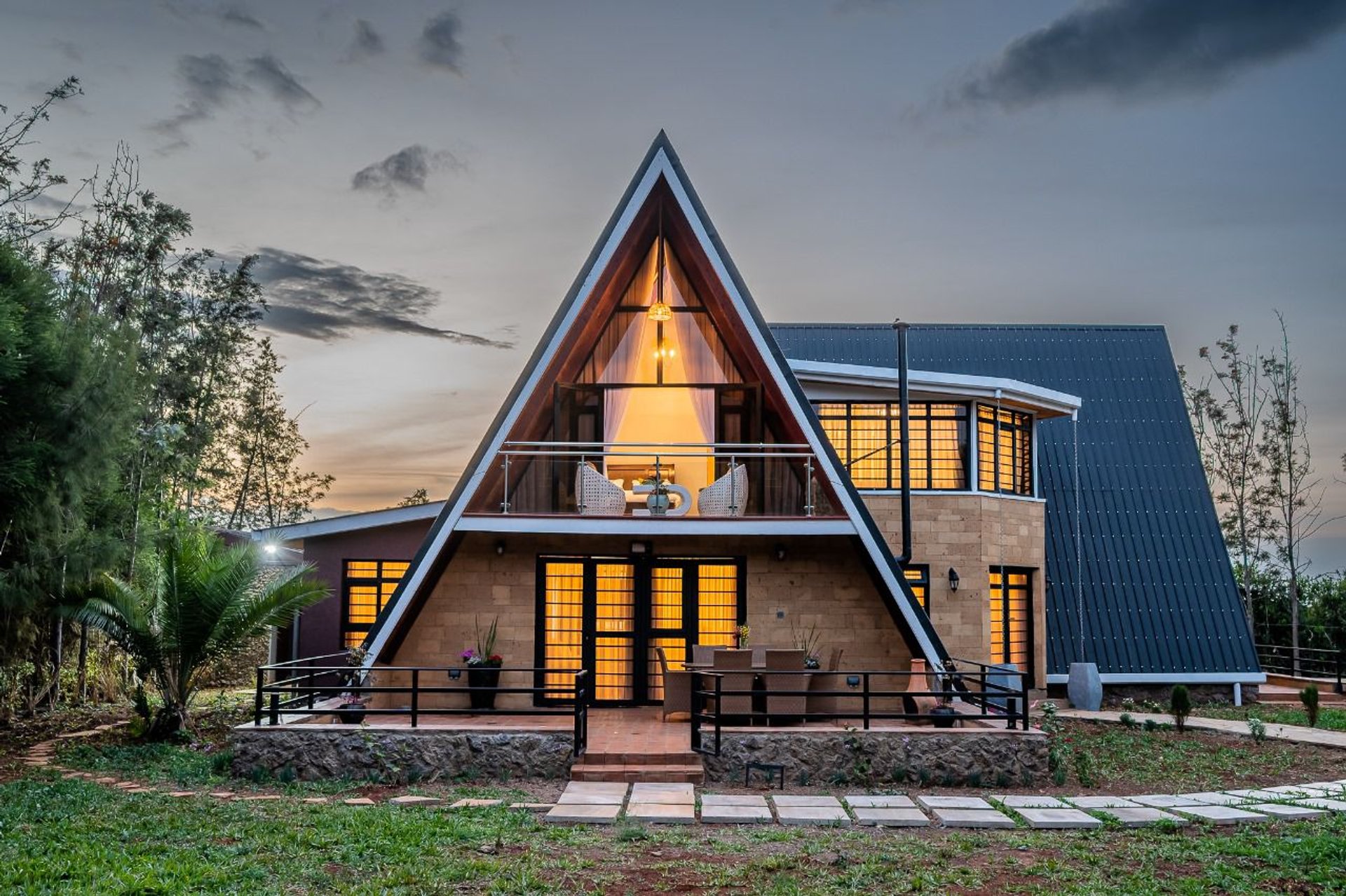 Stunning A-frame cabin in Nanyuki