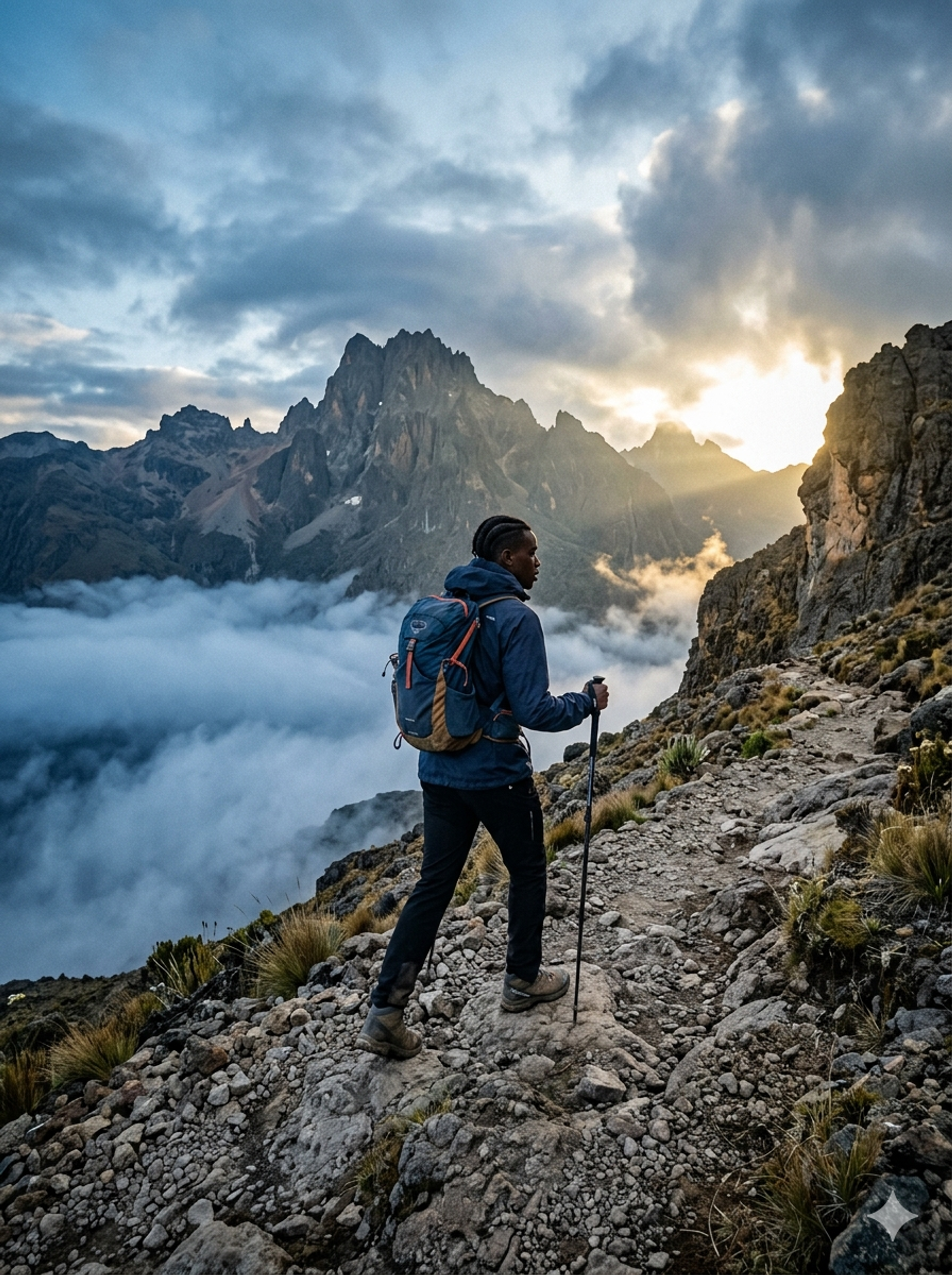 Highland adventure hike in Kenya