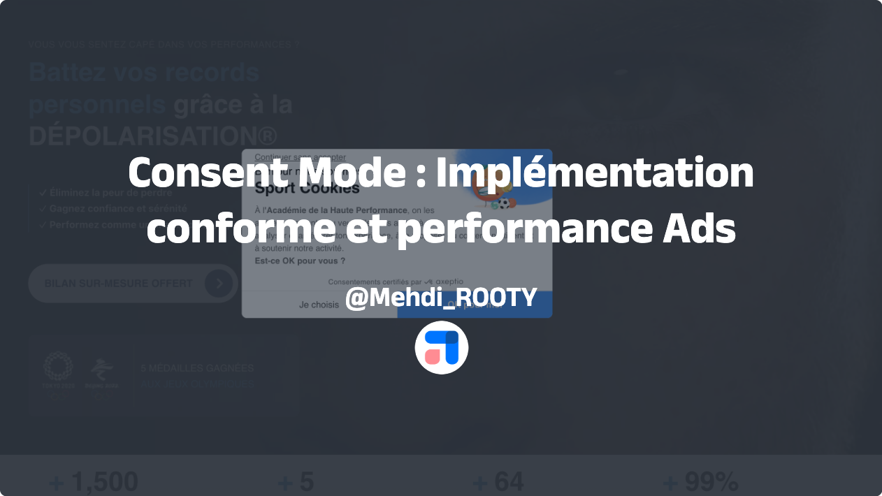 bannière cookie consent mode Axeptio