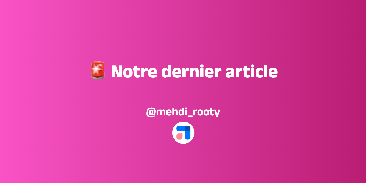 dernier article