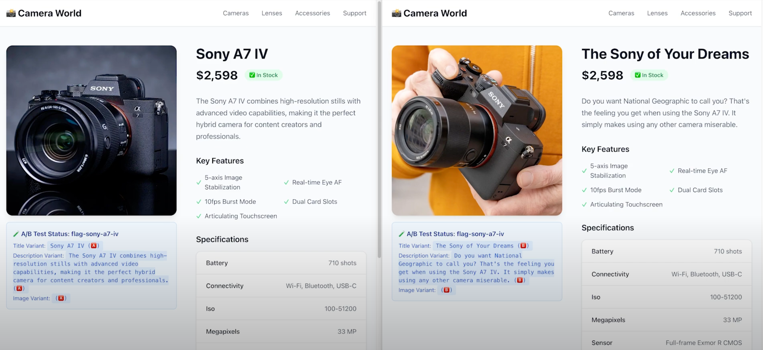 a sony a7 iv and the sony of your dream