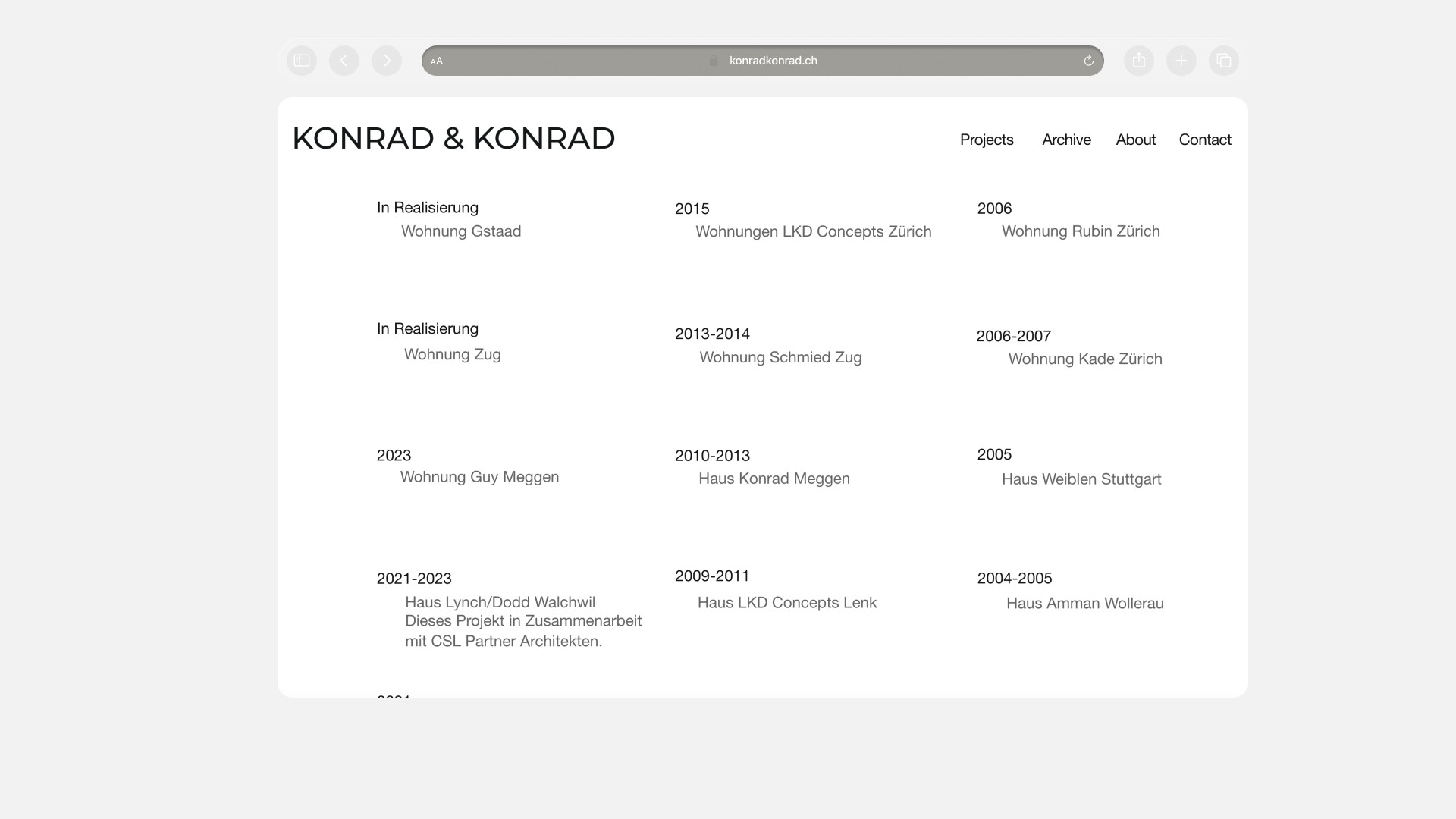 Konrad & Konrad Homepage