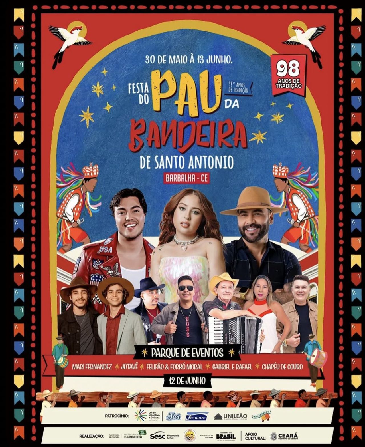 Festa do Pau da Bandeira · 12 de Junho